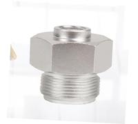 ibasenice Adaptateur Bouteille Gpl Convertisseur Filetage Plat vers -unef Connecteur De Transfert Gaz pour Réservoirs De Camping Installation Rapide sans Outil Compatible Rechargement Boutei