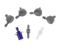 ibasenice Adaptateur de Connexion 7 Pièces pour Tube de Tensiomètre Électronique Raccords Coudés 4Mm/5Mm/6Mm/7Mm et Droits 5Mm/11Mm Accessoires Compatibles pour Surveillance Santé à