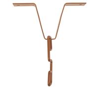 ibasenice Adaptateur de Gouttière en Fer Haute Résistance pour Chaînes de Pluie Crochet en V Doré 1 Pièce Clips D’Adaptation pour Supports de Gouttières Installation sans Outil