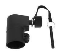 ibasenice Adaptateur Support D’Enceinte, Bague de Serrage 40mm vers 35mm, Plastique et Métal, Noir, pour Système Audio et DJ