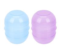 ibasenice Agitateur de Teinture Capillaire Professionnel 2pcs en Pp Résistant, Bol de Mélange Transparent Coloré pour Salon, Outil Facile à Utiliser pour Coloration Couleur Aléatoire