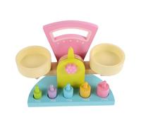 ibasenice Aide Au Comptage Jouet De Comptage en Bois Balance Balance Modèle en Bois Jouet De e e en d'apprentissage pour Enfants De e Cognitif