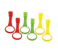 ibasenice Aide Au Développement Précoce 6 Pièces Berceau Pull up Toddler Hand Pull Safe Robuste Jouets Suspendus