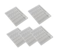 ibasenice Aimant De Conversion De Cuisson 5 Pièces : Tableau De Mesure Pour Ingrédients Humides/secs - Conversions De Tasses En Grammes Pour Tasses, Cuillères À Soupe Et Cuillères À Café
