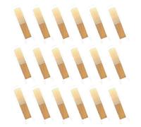 ibasenice Anches de Saxophone Soprano Bémol 2,5 Dureté Lot de 30 Pièces en Bois Traditionnelles Boîte Plastique Compatibles Débutants et Étudiants pour Jazz et Orchestre