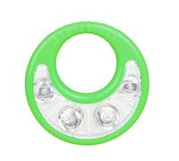 ibasenice Anneau de moyeu Orff avec injecteur de puissance clips de fournitures pour retourner toys jouets musicaux hochet coloré clochette en plastique abdos Green