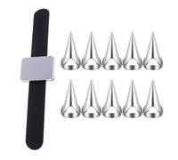 ibasenice Anneau de Séparation pour Ongle et Doigt en Silicone, Accessoire Coiffure pour Salons de Coiffure, Facilite la Séparation des Cheveux et Gagne Temps