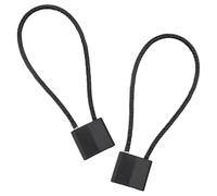 ibasenice Antivol de Vélo Câble Acier 2pcs Cadenas à Clé pour Sécurité Cycliste, Câble Flexible Noir en Acier pour Vélo de Montagne et Barres de Préhension
