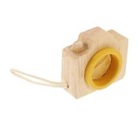 ibasenice Appareil Photo Bois pour Garçon Fille Kaleidoscope Éducatif Miniature Sensoriel et Portable pour Garçons et Filles Ans Cadeau Ludique Déveil des Couleurs
