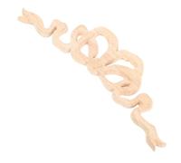 ibasenice Applique Installation Facile Nœud Beige en Bois Sculpté pour Décoration de Meubles et Mur D'arrière-plan pour Amélioration Maison