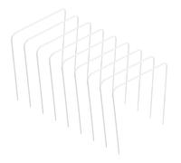 ibasenice Arceaux De Croquet en Fil De Fer Résistant 9 Pièces, Remplacement Guichets Carrés, Jeu De Croquet D'extérieur, Accessoire De Portail, Équipement De Garden Game Familial