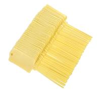 ibasenice Attaches de Câble Étiquettes en Pp, 200 Pcs, Jaunes, Imperméables, pour Organisation D'expédition et Usage Intérieur