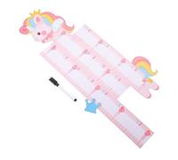 ibasenice Autocollant Mural Mesure Taille Garçon Et Filles Décor Animal Dessin Animé Chambre Bébé Toise Amovible Sans Résidus Ensemble