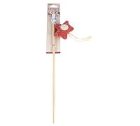 ibasenice Baguette de Jeu pour Chat pour Chat Intérieur Stimule Exercice Réduit Ennui avec Étoile Renforcez avec Votre Animal