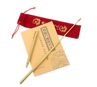 ibasenice Baguettes de Sourcier en Laiton Télescopiques 4 Pièces pour Détection de Trésors et Géobiologie Extérieur Portable Précision Feng Shui Énergétique