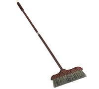 ibasenice Balai Bois à Long Manche Brosse Anti-statique à Poils Souples pour Sols Nettoyage Intérieur et Extérieur Accès Facile Aux Coins et Sous-meubles Brosse Multifonction pour Parquet