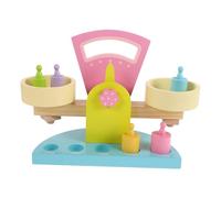 ibasenice Balance en Bois pour Garçon et Filles Jouet Pédagogique de Comptage Aide au Calcul Modèle en Bois Jouet d'apprentissage Cognitif pour Jeux Éducatifs Activités Manuelles 1 Pièce