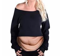 ibasenice Banane Antivol Unisexe en Cuir PU Imperméable Taille Ajustable Effet Ventre 3D Réaliste de Voyage Sécurisé Grosse Poche Sacoche Pratique pour Sport et Randonnée pour Femmes