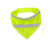 ibasenice Bandana pour Chien avec Bande Adhésive Et Réfléchissante Écharpe De Sécurité pour Promenade Nocturne