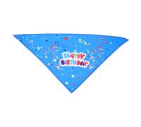 ibasenice Bandana Triangulaire pour Anniversaire De Chien Foulard pour Animaux De Compagnie pour Chats Décoration Adorable Spécial pour La Célébration De