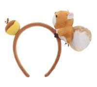 ibasenice Bandeau Écureuil en Peluche Doux Noisette Décorative Serrage-Tête Animalier pour Fête et Déguisement Garçon et Filles Accessoire Photo Original pour Anniversaire et Événement