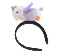 ibasenice Bandeau pour Cheveux en Peluche Perroquet Mignon Haute Élasticité et Tissu Léger, Accessoire pour Fête et Cosplay Fille et Adulte
