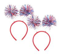 ibasenice Bandeaux pour Cheveux Accessoires Uniques et Adorables 2pcs 4 Juillet en Plastique pour Fête de L'indépendance, Décoration pour Événements Patriotiques