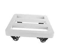 ibasenice Base de Plateau Anti-bombardage pour Support de jardinière Grands Pots de Plantes d'intérieur Plusieurs Pot Soucoupe Plateau de Pot Porte-Fleurs en Fer Le Fer Blanche