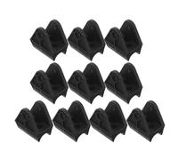 ibasenice Bases en Plastique pour Repose-pieds de Fauteuil Roulant, Lot de 10, Support en U 22mm, Installation Sans Outils, Accessoires pour et Réparation