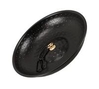 ibasenice Bassin à Chaîne De Pluie en Alliage D'aluminium pour Gouttière Extérieur Balcon, Bac De Récupération d'eau De Pluie Décoratif Et Pratique, Système Suspendu pour Villa Terrasse