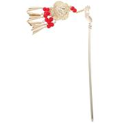 ibasenice Bâtonnet à Cheveux Lumineux Style Lanterne Pompon Vintage en Métal, Accessoire Polyvalent et Confortable pour Mariages et Fêtes
