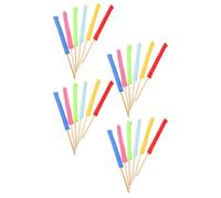 ibasenice Bâtons de Nettoyage Microfibre 24pcs Vacances, Outils de Nettoyage Cuisine Multifonctions Brosse pour Espaces Réduits et Prise Confortable