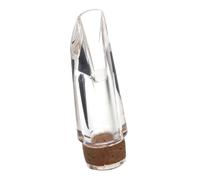 ibasenice Bec de Clarinette en Plastique Abs Transparent Solide Trou de 15mm, Accessoire pour Clarinette Adapté aux Musiciens de Jazz et Amateurs