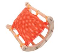 ibasenice Berceau en Bois pour Hamster Lit pour Cochon d'Inde Hôtel pour Petits Hamsters Litière pour Hamster Nid en Polaire Douce D'Intérieur pour Hamster Berceau pour