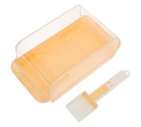ibasenice Beurrier avec couvercle et trancheuse, plateau à beurre recouvert de plastique, boîte de conservation pour fromages et desserts, porte-fromage fermé pour plan de travail et réfrigérateur