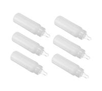 ibasenice Biberon pour Animaux de Compagnie Lot de 6 Bouteilles de Lait pour Agneau 250 ML Distributeur de Lait en Plastique Silicone Tétine Solide Alimentation pour Veaux Porcs et Moutons