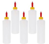 ibasenice Biberon pour Petits Ruminants 400 Ml en Plastique Sûr et Facile à Transporter Lot de 5 pour Agneaux et Veaux en Extérieur et Alimentation des Jeunes Animaux Réutilisable