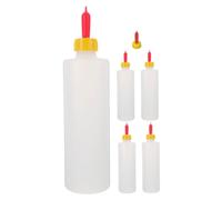 ibasenice Biberons à Lait pour Agneaux de Biberons Tétines Courtes Nourrisseur Pratique pour Animaux de Ferme Matériaux Alimentaires pour de Chèvres et Veaux