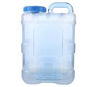 ibasenice Bidon d'eau 15L, Récipient pour Liquides, Plastique PVC PC, Fermeture Hermétique, pour Camping