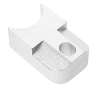 ibasenice Bloc de Positionnement Repose-pieds pour Fauteuil Roulant Électrique en Alliage D'aluminium, Butée Antidérapante, Guide de Rail Robuste pour Réparation et Stabilité du Siège