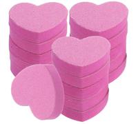 ibasenice Bloc Lime à Ongles en Éponge Rose 100pcs à Deux Faces Portable et Pratique pour Manucure Maison ou Salon pour Ongles des Mains Pieds