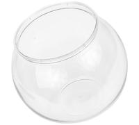 ibasenice Bocal à Poisson Plastique Transparent Aquarium Pet Choc pour Maison Bureau Décoration avec Réservoir pour Poissons Petits et Tortues