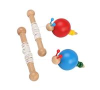 ibasenice Bois à Tirer Escargot pour Entraînement Marche et Portable Améliore Coordination Main Œil et Motricité des Tout Petits