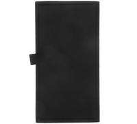 ibasenice Boîte à Boutons de Manchette Cuir Noir Rangement Vide Élégant pour Bijoux Coffret Portable pour Présentation et Protection Style Simple et Raffiné pour Maison et Boutique