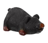 ibasenice Boîte à Clés Fausse Piggy Box Camouflage Réaliste pour Jardin Cache Clé Sécurisé Rangement Discret Décoration Extérieure Intégrée