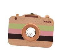 ibasenice Boîte À Dents En Bois Exquise Boîte À Dents En Forme Dappareil Photo Organisateur De Dents Pour Sauver Votre Première Dent