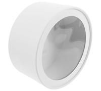 ibasenice Boîte à Fleurs Ronde Transparente avec Couvercle Vitré Légère et Portable pour Emballage Présent Mariage Anniversaire Fête Extérieure Fleuriste