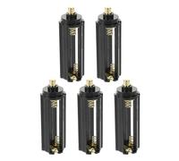 ibasenice Boîte à Piles pour Lampe Torche 5pcs en Abs Protection des Bornes et Distribution Main, Compatible 3 Piles AAA pour Usage Domestique et Voyage