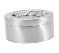 ibasenice Boîte à Souvenirs De Cheveux Fœtaux Bébé, Boîte De Rangement Métal Antique, Compacte Et Légère, Pour Garder Ma Première Boucle Sécurisée, Présent Souvenir Naissance, Boîtier Unique