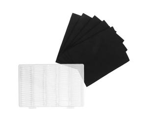 ibasenice Boîte de Rangement pour Pièces de Monnaie Ronde avec 100 Compartiments 30mm en Plastique et Coussinets et Expédition Sécurisée pour Tri Quotidien